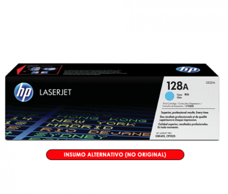 Toner Alternativo HP CB541A-CE321A-CF211A Cyan - Image 2