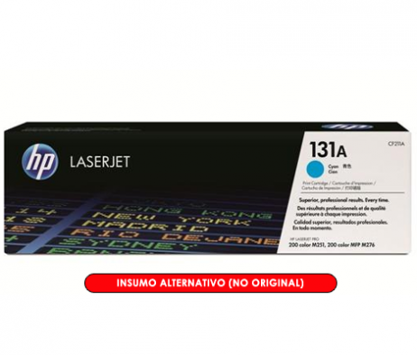 Toner Alternativo HP CB541A-CE321A-CF211A Cyan - Image 3