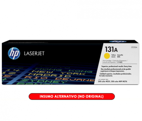 Toner Alternativo HP CB542A-CE322A-CF212A Amarillo - Image 3