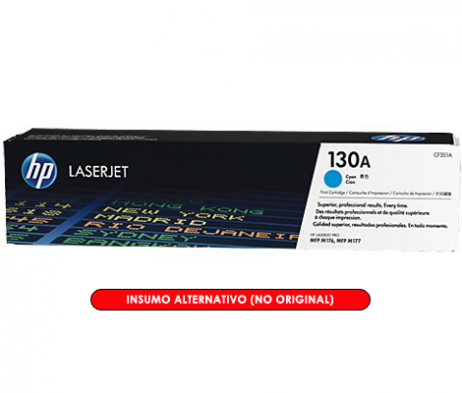 Toner Alternativo HP CE311A/CF351A cyan - Image 2