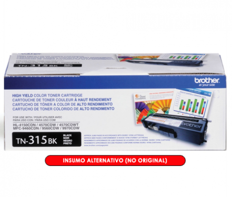 Toner Alternativo Brother TN315BK negro
