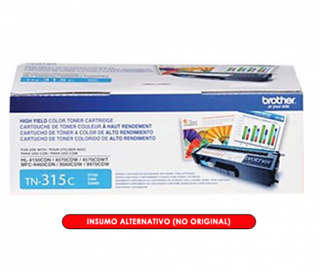 Toner Alternativo Brother TN315C cyan