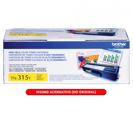 Toner Alternativo Brother TN315Y amarillo